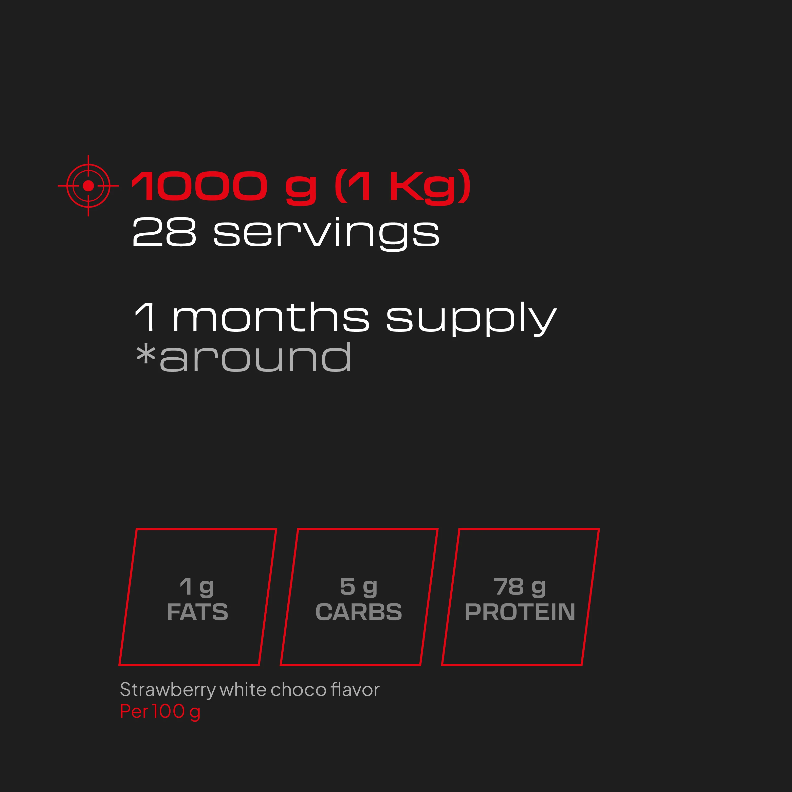 Casein Professional - 1 Kg - Strawberry White Choco - Image 7