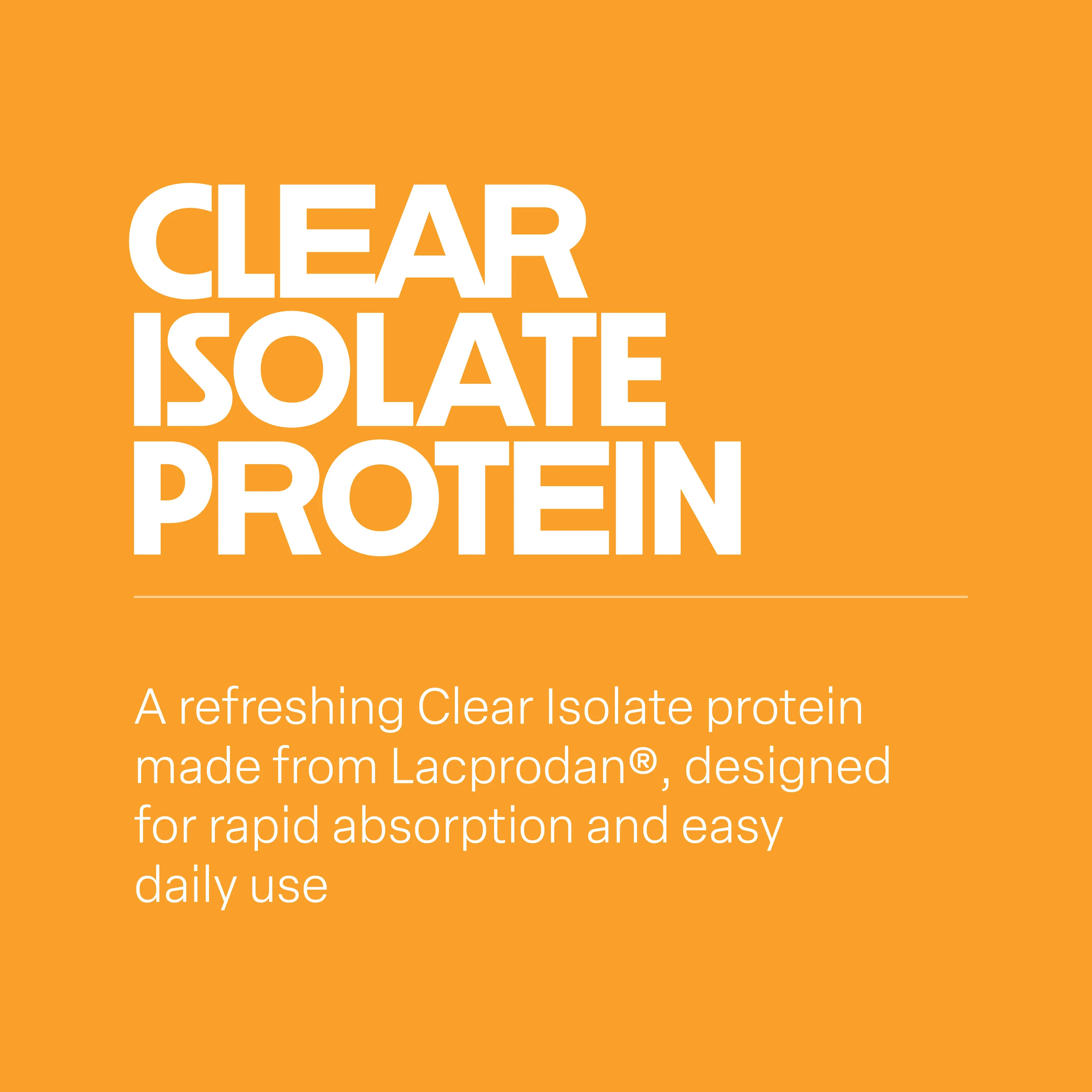 Clear Isolate Protein - 500 g  - Orange Mango - Image 3