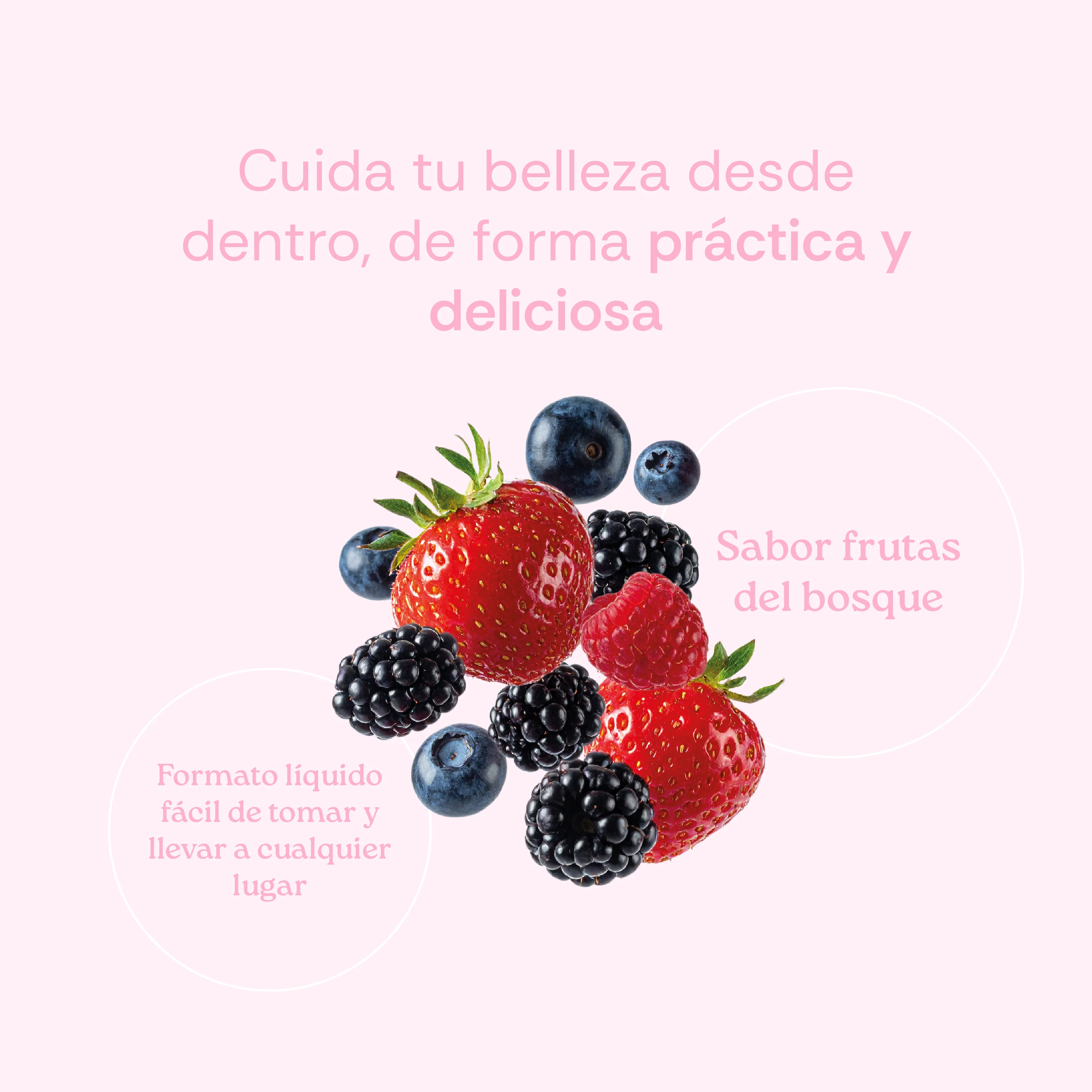 Collagen For Her + Biotina, Vitamina C y Ácido hialurónico - Frutos del bosque - 20 Viales - Image 8