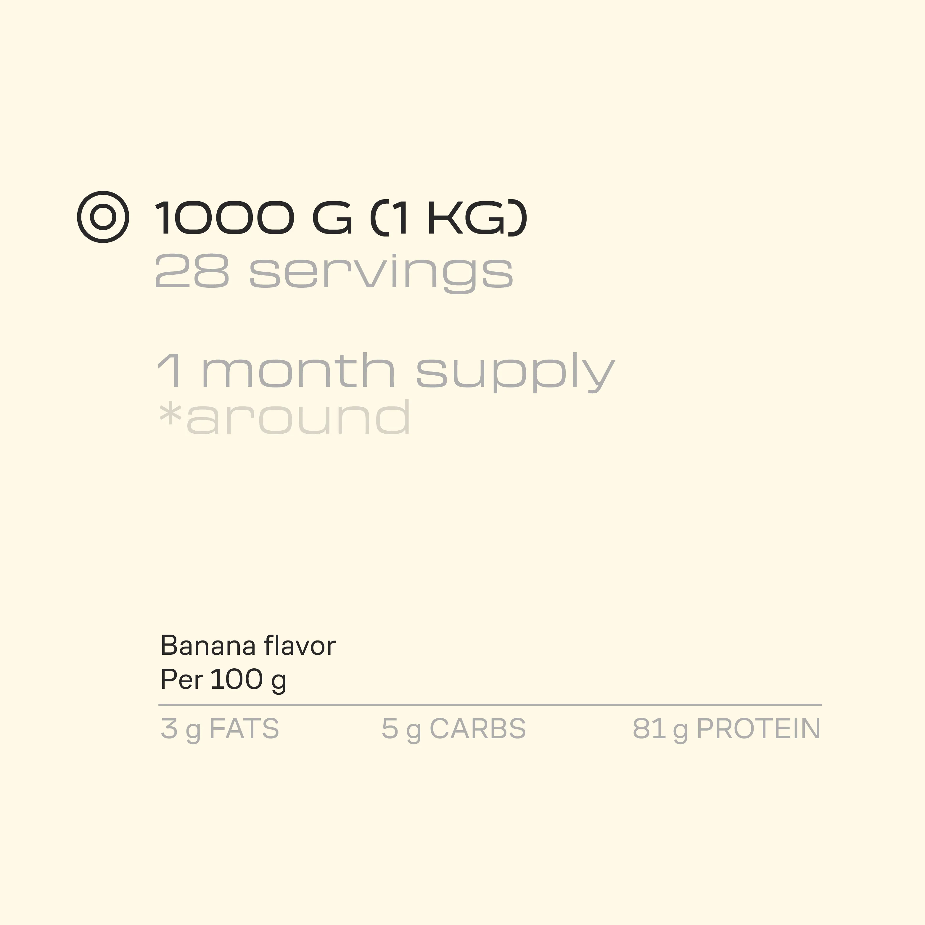 Hydro Protein - 1 Kg - Banana - Image 8