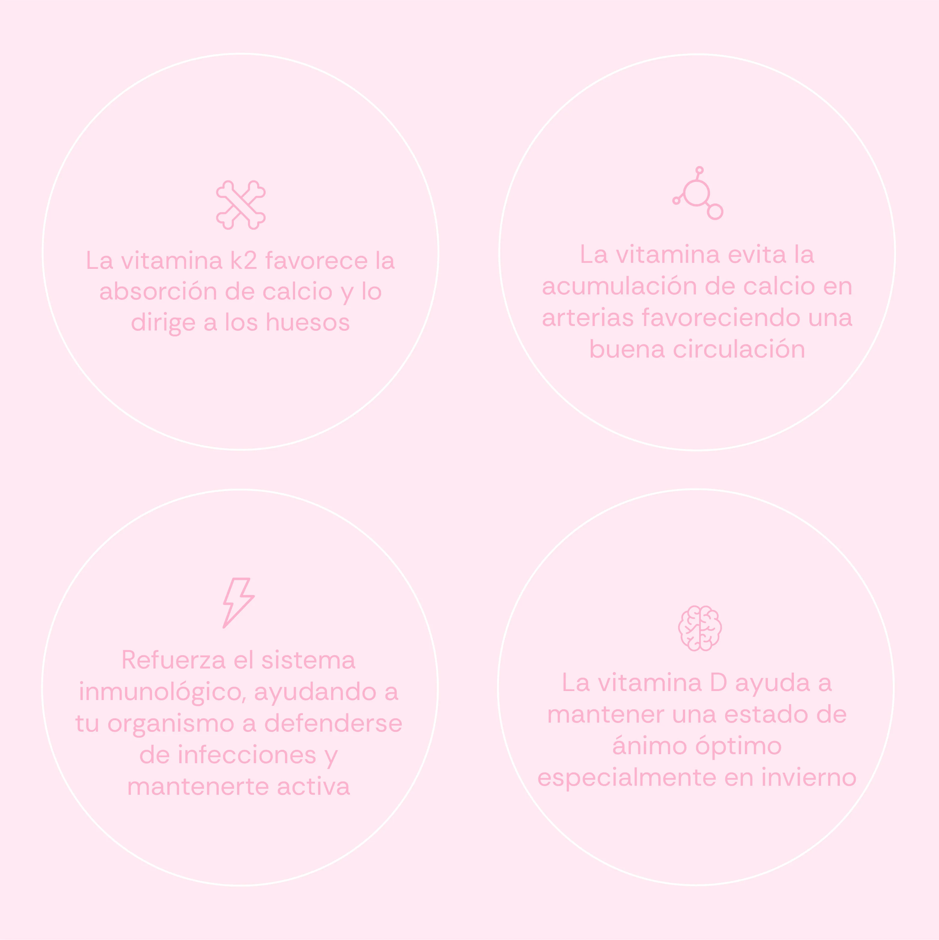 Vitamin D3 + K2 For Her - 60 Caps - 60 Servicios - Image 4